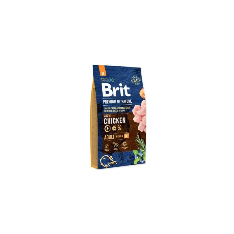 mangime brit premium by nature pollo umido per cani adulti