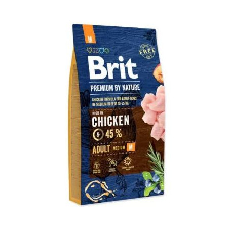 mangime brit premium by nature pollo umido per cani adulti