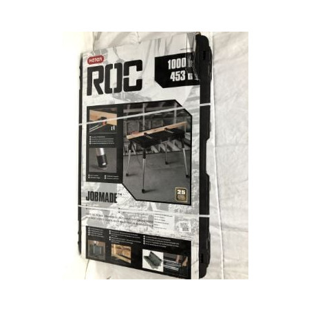 banco da lavoro pieghevole keter jobmade nero/rosso [239985]