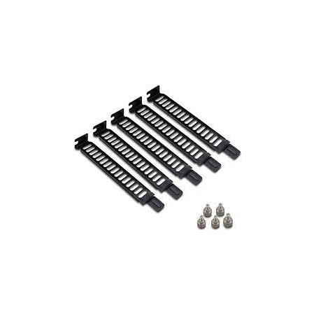 staffa di copertura akasa pci 5pezzi 18.5x8.7x1cm â??20g nero [ak-mx302-kt05]