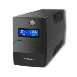 gruppo di continuita' qoltec 650va/360w nero [53978]
