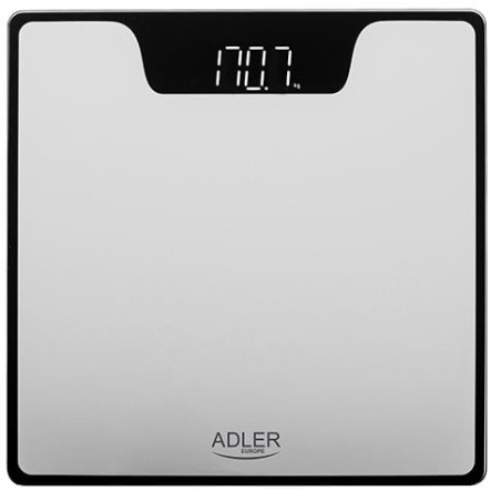 bilancia pesapersone adler ad8174s argento [ad 8174s]