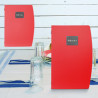 Porta menu' a4-24x34cm rosso rio con 1 inserto doppio [mc-rca4-rd]