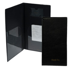 Portaconto 13x23cm nero in pvc basic con 4+2 buste fisse [mc-brbp-bl]