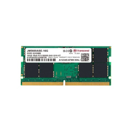 ram so-dimm ddr5 16gb transcend jm (1x16gb) 5600mhz 1rx8 cl46