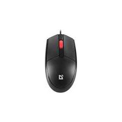 mouse defender delta mm-523 silenzioso ottico 1000dpi nero [52523]