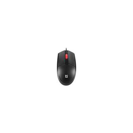 mouse defender delta mm-523 silenzioso ottico 1000dpi nero [52523]
