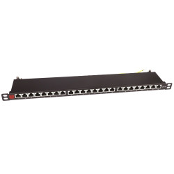 pannello patch techly rj-45 cat.6a stp 24 posti 19''