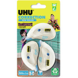 set di correttori uhu roller mini 6x5mm 3 pz