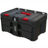 cassetta degli attrezzi keter stack n roll con 2 cassetti nero [253384]