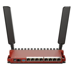 router da tavolo mikrotik ethernet lan/wi-fi6/banda 2.4ghz/128-512mb/574mbit/s
