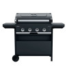 barbecue a gas campingaz compatto 4l 12kw 3000cmÂ² grigio/nero/argento