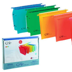 Cartella sospesa in cartone bertesi 10 pz. 39/v colori assortiti