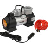 compressore yato per auto con lampada led 40l/min 180w argento/nero