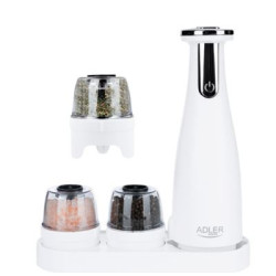 set macina elettrico adler ad 4449w sale/pepe usb 150ml bianco opaco