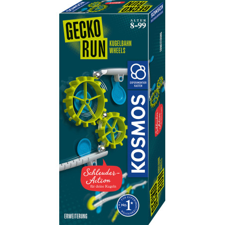 gioco di abilita' kosmos gecko run wheels con kit per esperimenti