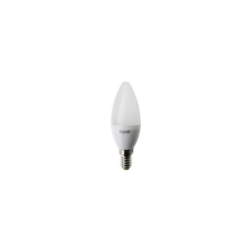 lampadina beghelli super led 7w e14 700lm classe f bianco [58063]