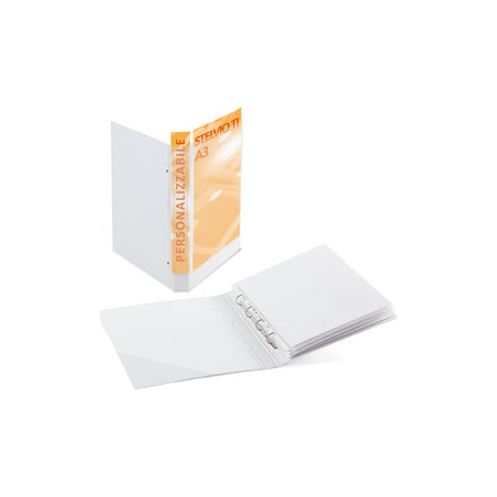 Raccoglitore ad anelli sei rota stelvio ti 30x42 25 4d a3-libro