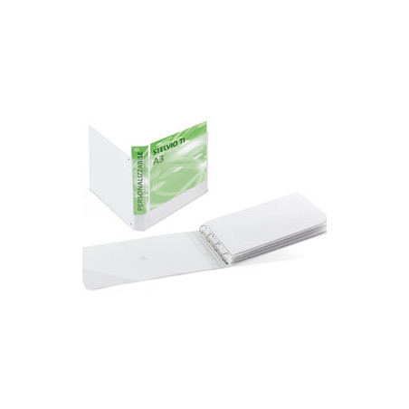 Raccoglitore ad anelli sei rota stelvio ti 42x30 25 4d a3-album