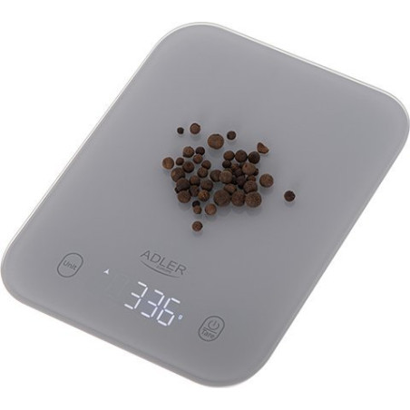 bilancia da cucina adler 10kg grigio [ad 3181]