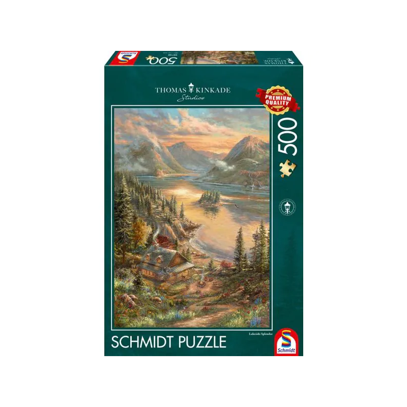puzzle schmidt spiele 59710 thomas kinkade studios splendido lungolago