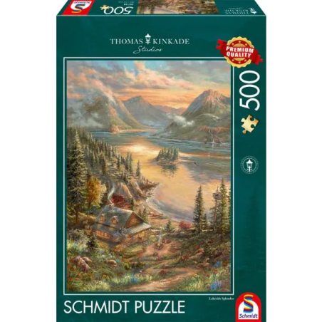puzzle schmidt spiele 59710 thomas kinkade studios splendido lungolago