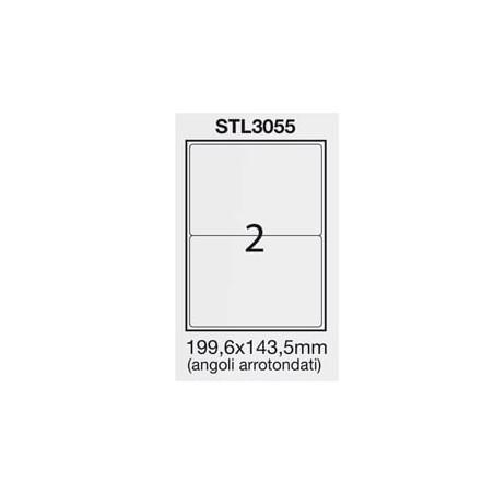 Etichette starline adesiva 100 fogli a4 (2 etichette 199,6x143,5mm)