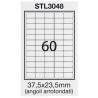 Etichette starline adesiva bianca 100 fogli a4 (60 etichette 37,5x23,5mm)