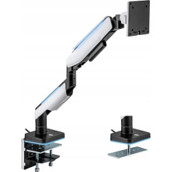 supporto monitor logilink bp0162 braccio da tavolo per monitor 17-49"