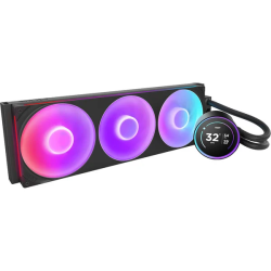 dissipatore cpu a liquido nzxt kraken elite 420 rgb 420mm nero [rl-kr42e-b2]