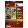 Etichette avery carta kraft rettangolari l7110-20fogli (18 etichette/foglio
