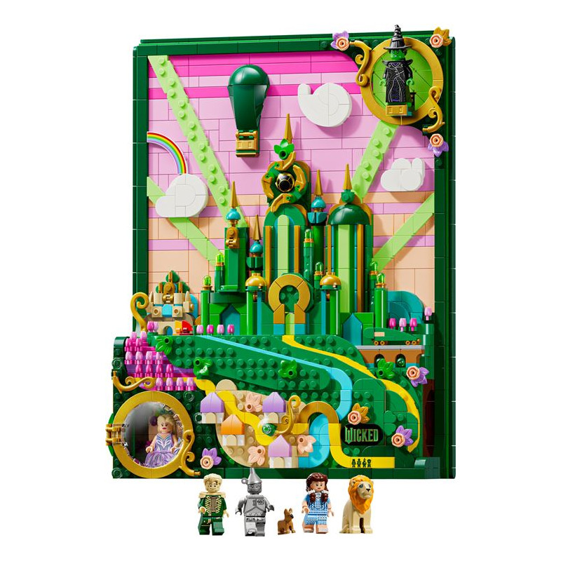 gioco da costruzione lego wicked 75685 decorazione murale di emerald