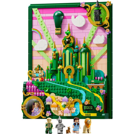 gioco da costruzione lego wicked 75685 decorazione murale di emerald