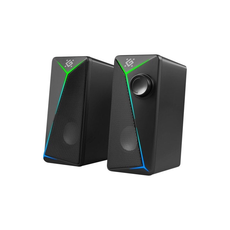 altoparlanti gaming defender j5 da pavimento per pc nero 2pz [65965]