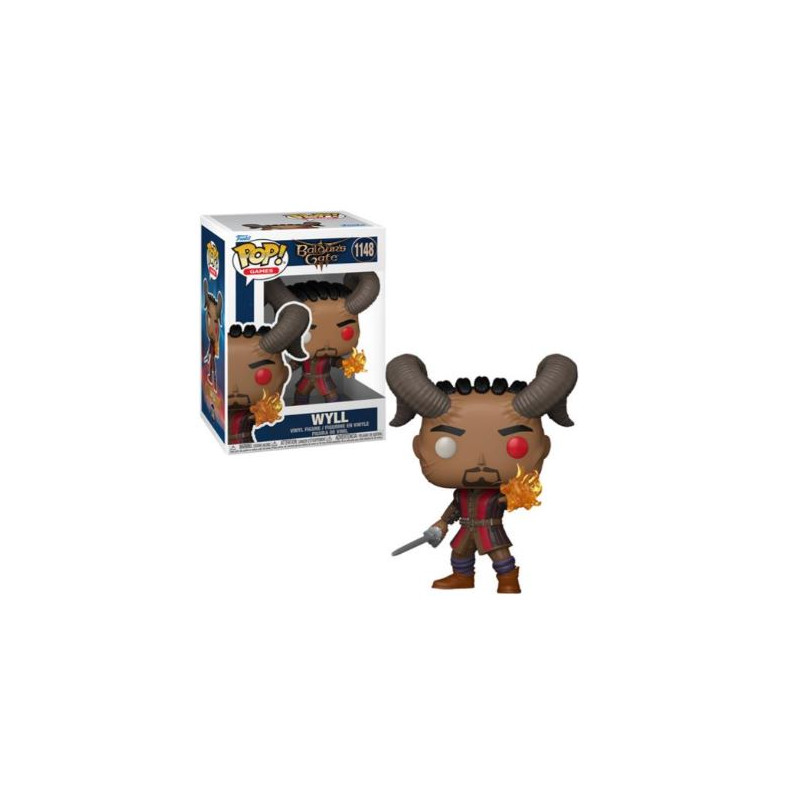 figurina funko pop! games baldur's gate 3 s2 no.1148 wyll 11.4cm