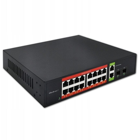 switch qoltec 52292 non gestito 16 porte gigabit ethernet 10-100-1000