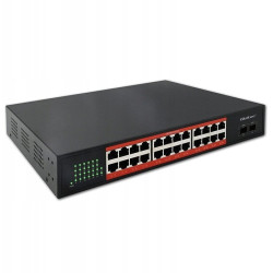 switch qoltec 52365 non gestito 24 porte gigabit ethernet 10-100-1000