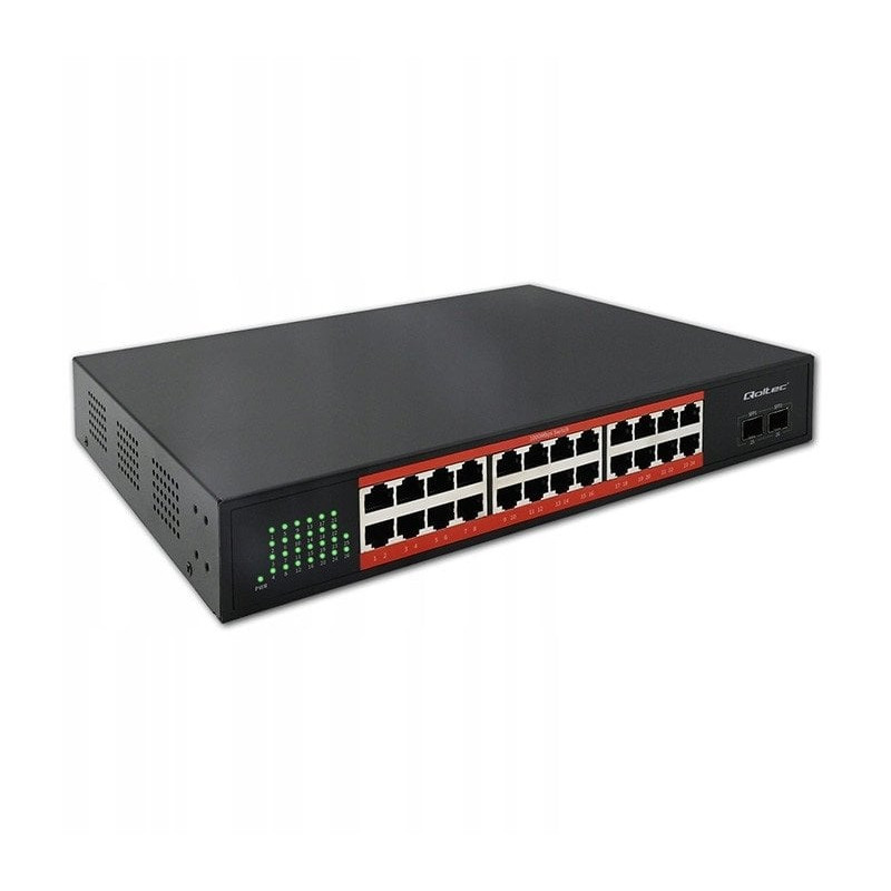 switch qoltec 52365 non gestito 24 porte gigabit ethernet 10-100-1000
