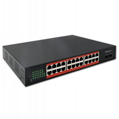switch qoltec 52365 non gestito 24 porte gigabit ethernet 10-100-1000