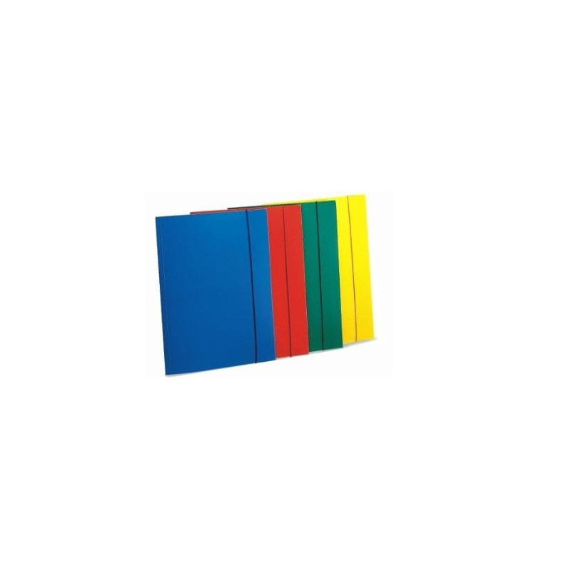 cartellina in cartone con elastico fellowes eko u110 verde [u110-ve]