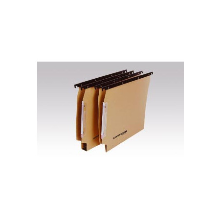 cartella sospesa in cartone bertesi 33/v avana cartesio [114f beta-c1]