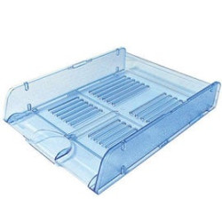 portacorrispondenza arda trasparente azzurro [tr25310bl]