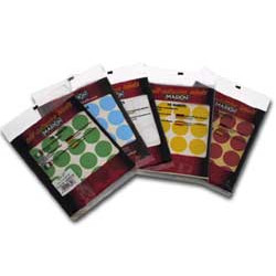 etichette markin adesive tonda dimaetro 10 blu (10 fogli x120 etichette/foglio