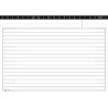100 schede rigate orizzontale 15x21cm e3246bl edipro [e3246bl]