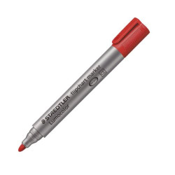 marcatore lumocolor flipchart 356 rosso p.tonda staedtler [3562]