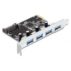 scheda delock 4x usb3.0 ports extern (strom - sata) [89297]