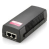 iniettore poe levelone 10/100mbit/s 15.4w nero [poi-2002]