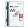 Cartellina con fermafogli durable a molla a3 duraclip blu 2218-06