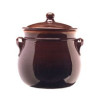 pentola terracotta coli' con coperchio bruna cm.18 [coli]