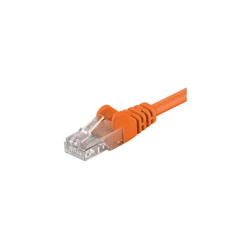 cavo di rete patch cca cat. 5e arancio utp 5 mt